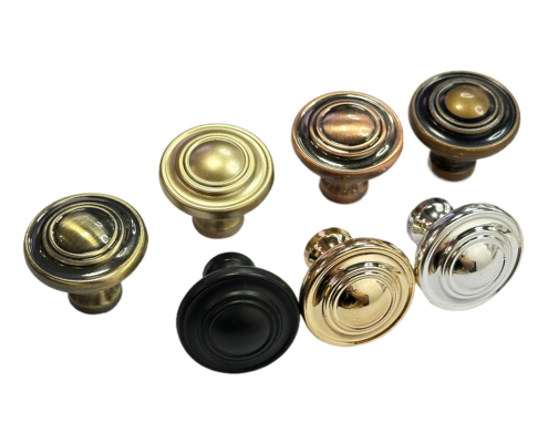 Oiled bronze brass knobs