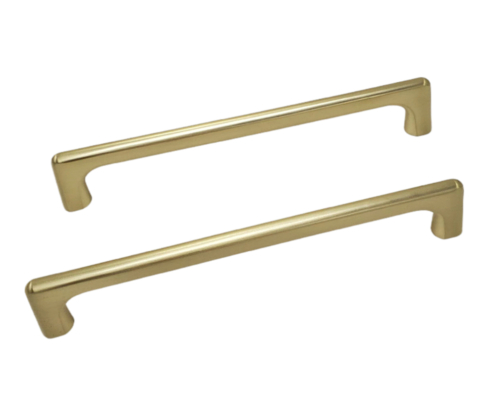 Gold aluminum cabinet handle