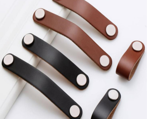 Modern Minimalist Leather Handle