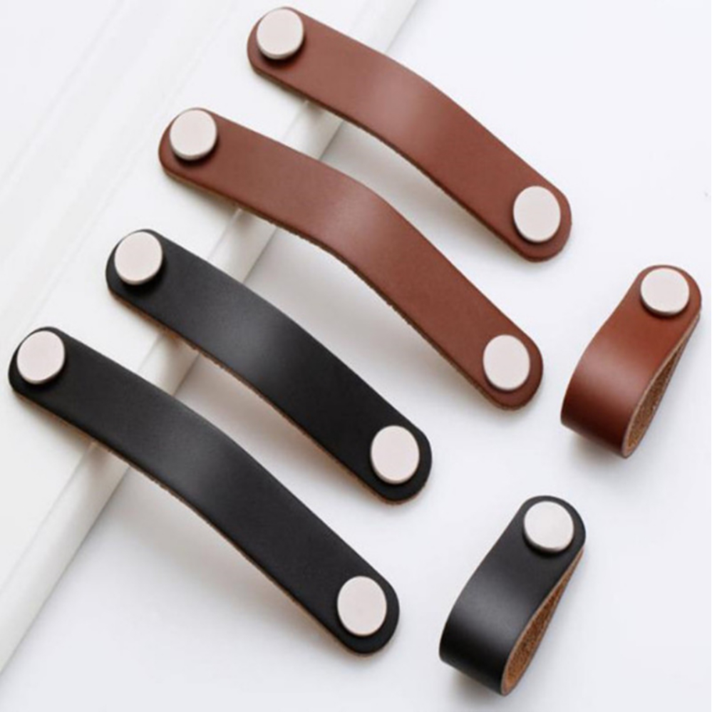 Modern Minimalist Leather Handle